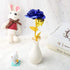 Eternal Blue Rose Gift with 24K gold plated stem and leaves